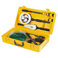 Набор аксессуаров для моек высокого давления (щетки, насадки, коннекторы, шланги) DENZEL