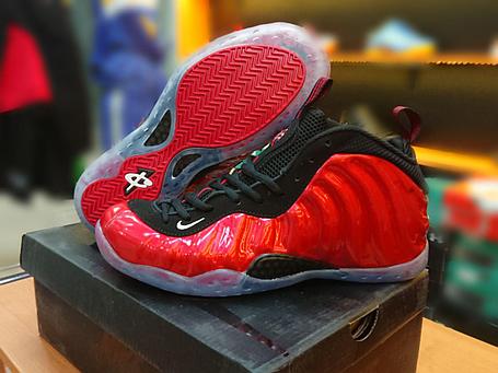 Баскетбольные кроссовки Nike Foamposite One Pro "Red", фото 2