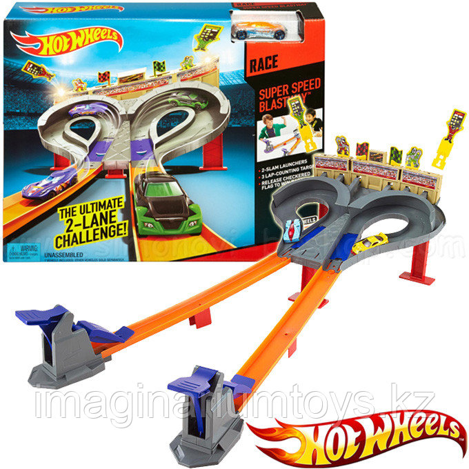 Хот Вилс Трек «Безумные гонки» оригинал Hot Wheels купить
