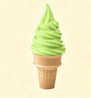 Смесь для мороженого со вкусом зеленое яблоко