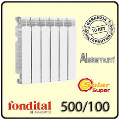 Алюминиевый радиатор Fondital Solar Super ALETERNUM 500/100