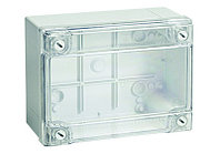 DKC Коробка ответвит. с гладкими стенками и прозрачной, затемненнойкрышкой, IP56, 150х110х70мм