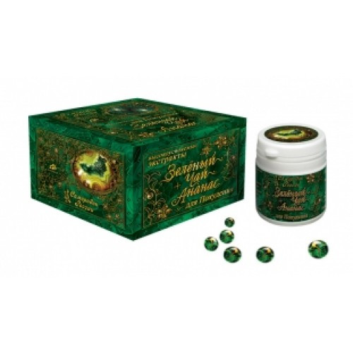 Зеленый чай + Ананас для похудения, 60кап