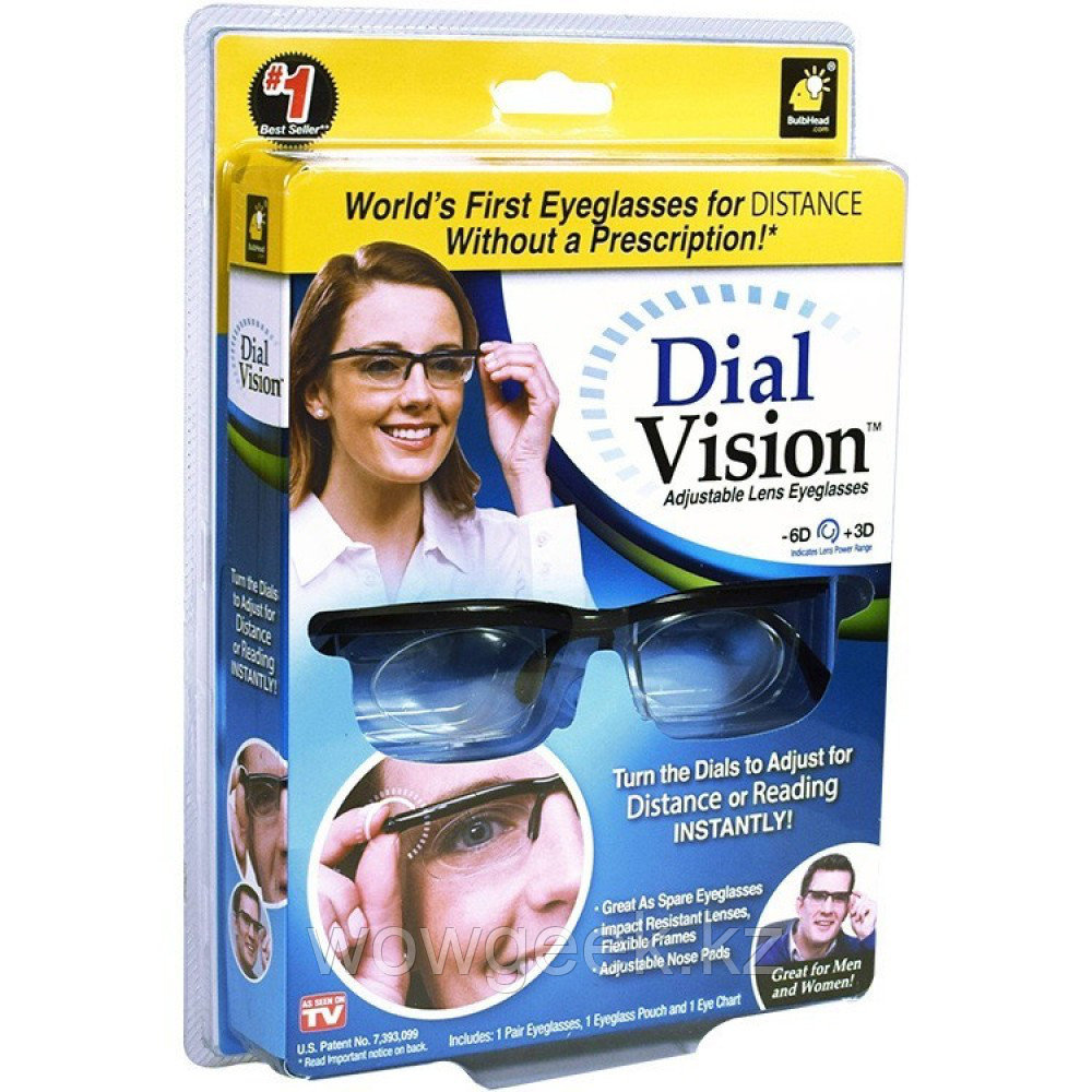 "Dial Vision" Очки с регулировкой линз