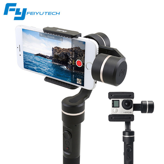 Feiyu-Tech SPG. Трехосевой стабилизатор для экшн-камер/смартфонов