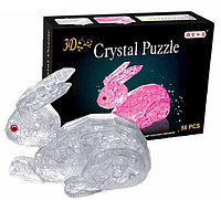 3D Crystal Puzzle Rabbit, 56pcs Пазл Кролик, 56 деталей