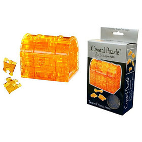 3D Crystal Puzzle Treasure - Box, 46psc Пазл Сундук , 46 деталей