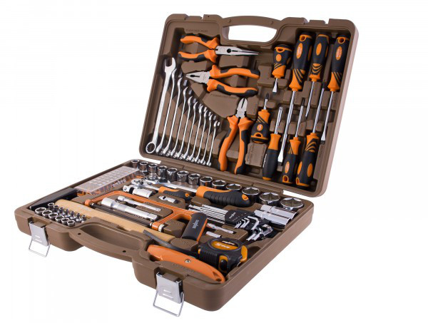 Набор инструмента универсальный 1/4", 1/2"DR, 101 предмет Ombra OMT101S