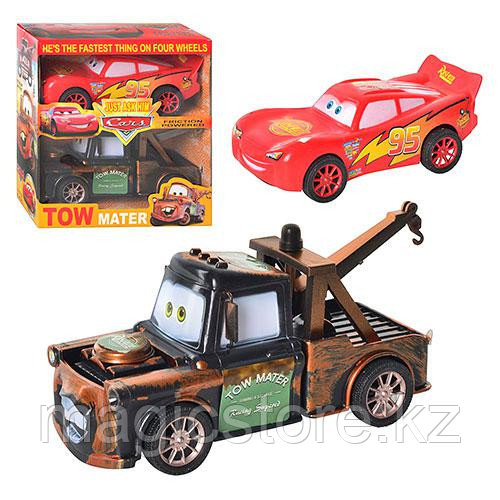 Cars 2 Тачки Набор машинок Маквин и Мэтр инерционный Just Ask Him Tow Mater Friction Powered - фото 1 - id-p51628052