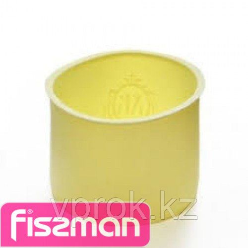 6644 FISSMAN Форма для выпечки кулича 10x8 см, цвет ПАЛЕВЫЙ (силикон)