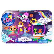 Littlest Pet Shop Fairies Shimmering Sky Candy Cloud Cafe Set, Hasbro Кафе Конфетное облако с феями