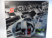 Автомотрек Slot Car Racing Set Басқарылатын екі машинкамен, 690 см