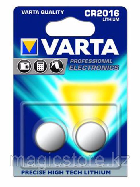 Батарейка Varta Electronics CR2016 3V-85mAh (2 шт.) - фото 1 - id-p51628748