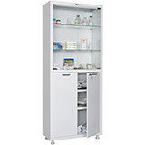 Медицинский шкаф двухстворчатый MD 2 1670/SG (1755х700х320 мм)
