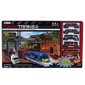 Железная дорога Jakks Pacific Power Trains Log Loarder Express Набор Лесопогрузчик на радиоупр. 457