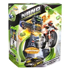 Игровой набор Нано-Трек Spin Master Nano Speed Moto Meltdown Track Set с одним Нано-Мотоциклом