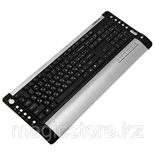 Клавиатура проводная Crown CM-K067 USB, черная - фото 1 - id-p51628931