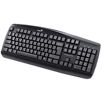 Клавиатура проводная Genius KB-102 PS/2, черно-серая KB-102 Клавиатура проводная Genius KB-102 PS/2, черно-серая