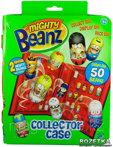 Крутые Бобы Mighty Beanz Оригинал Кейс коллекционера + 2 боба (стандартные) - фото 1 - id-p51629037