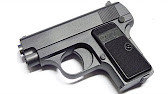Пистолет металлический Airsoft Gun Metal C1 черный, с пластик. пульками 6 мм