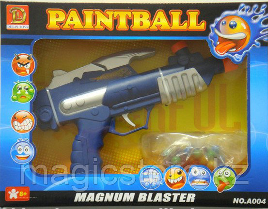 Пейнтбол пистолет и очки PaintBall Magnum Blaster