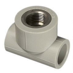 Тройник PP-R стм 20/25 (3/4"F*25)