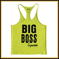Майка желтая Big Boss размер - L