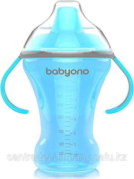 BabyOno Поильник непроливайка 260 мл.NATURAL NURSING