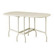 Складной стол САЛЬТХОЛЬМЕН бежевый ИКЕА, IKEA 