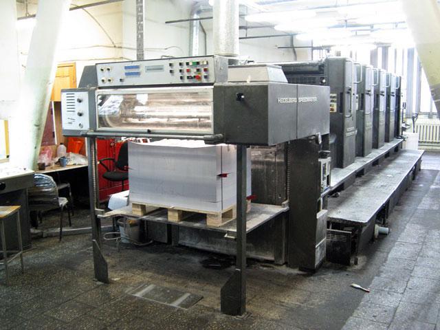Heidelberg SM-102 б/у 1990г. - 5-красочная печатная техника