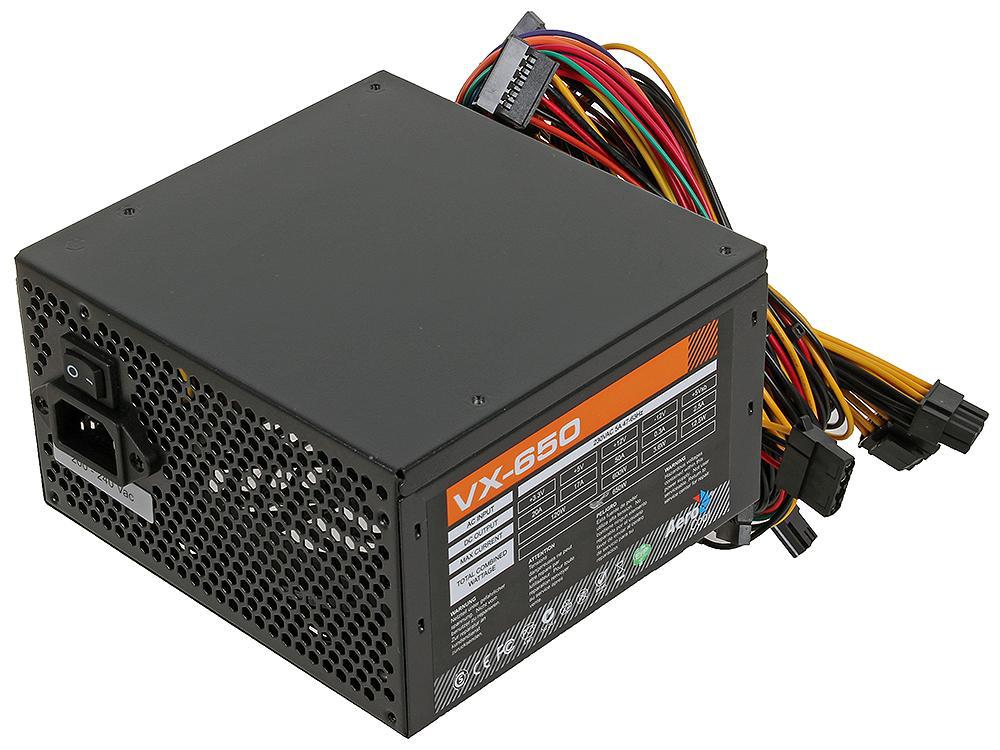 Блок питания AeroCool VX-650W, 650Вт, 20+4P*1, 4+4P*1 , PCIe 6+2P*2, PATA*3, SATA*4, FDD*1, Box - фото 2 - id-p51694371