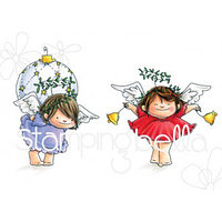 Набор резиновых штампов Angel Squidgies Bells & Ornament