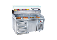 Холодильник для пиццы 40x60 Емкость лотка / 5 ящиков FRENOX