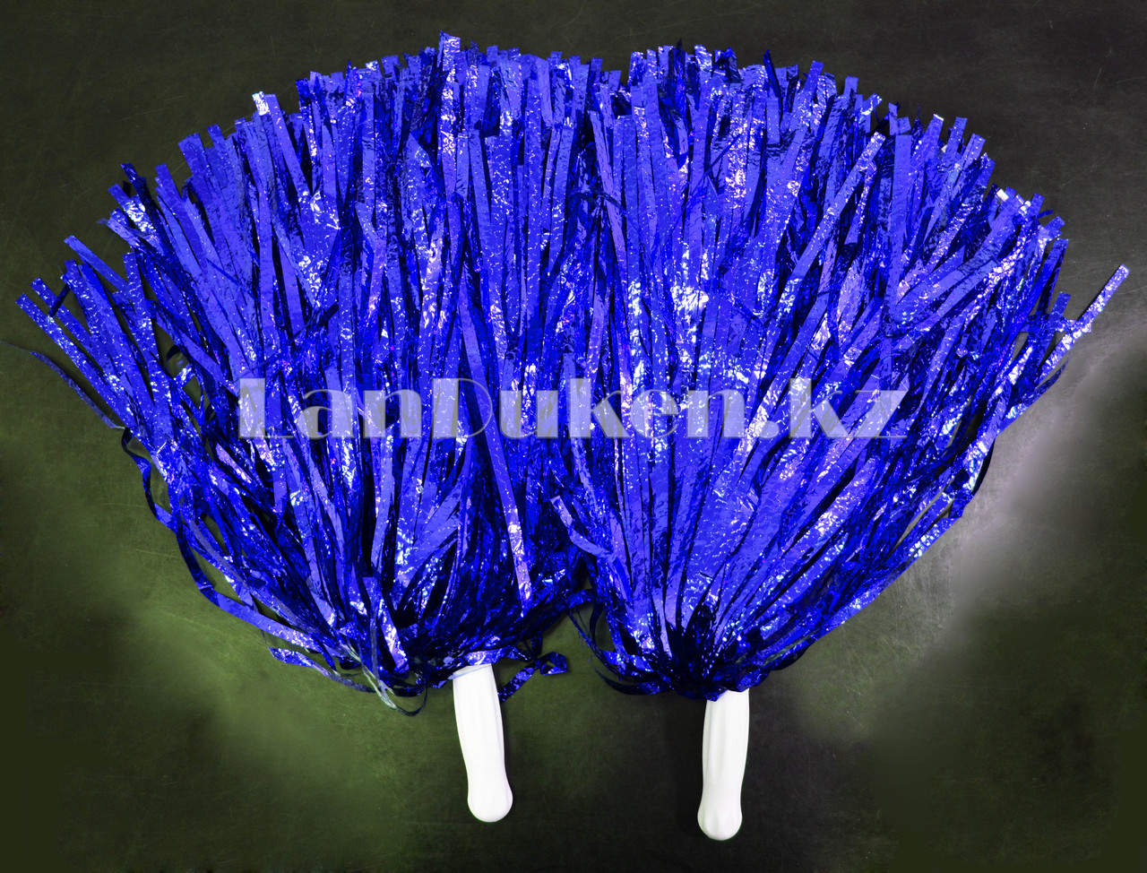 Помпоны для черлидинга большие (синие) - фото 1 - id-p51708204