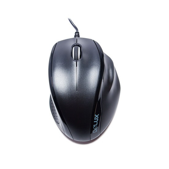 Мышь, Delux, DLM-396OUB, 3D, Оптическая, 1000dpi, USB, Длина кабеля 1,6 метра, Размер: 113,6*79,4*39