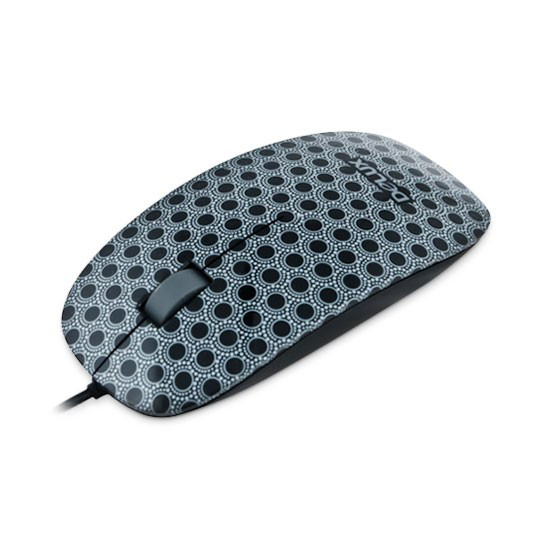 Мышь, Delux, DLM-111OUM, 3D, Оптическая, 800dpi, USB, Длина кабеля 1,6 метра, Размер: 112,1*56,5*26,