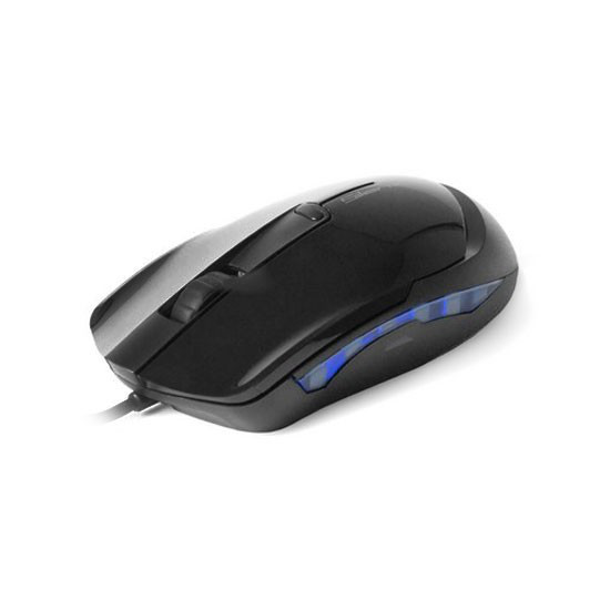 Мышь, E-Blue, Silenz EMS145BK, Оптическая, 600/1200/1800/2400 dpi, Проводная, USB 2.0, Бесшумные наж
