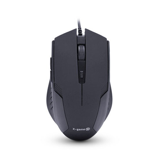 Мышь, X-Game, XM-200OUB, USB, Оптическая, 5D, 800-1600dpi, Проводная, Чёрный