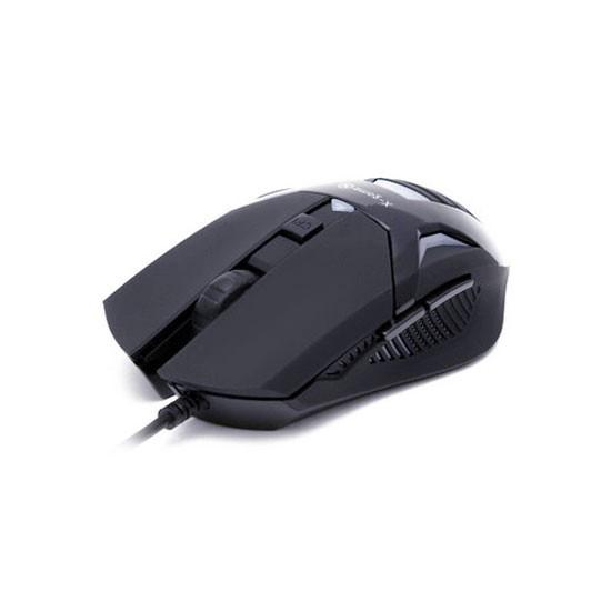 Мышь, X-Game, XM-400OUB, USB, Оптическая, 5D, 800/1200/1600/2400dpi, Проводная, Чёрный