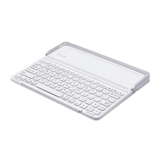 Клавиатура, Delux, PKO1H IStation (High configuration), Для IPad/iPhone, Bluetooth, Белый - фото 1 - id-p51714686