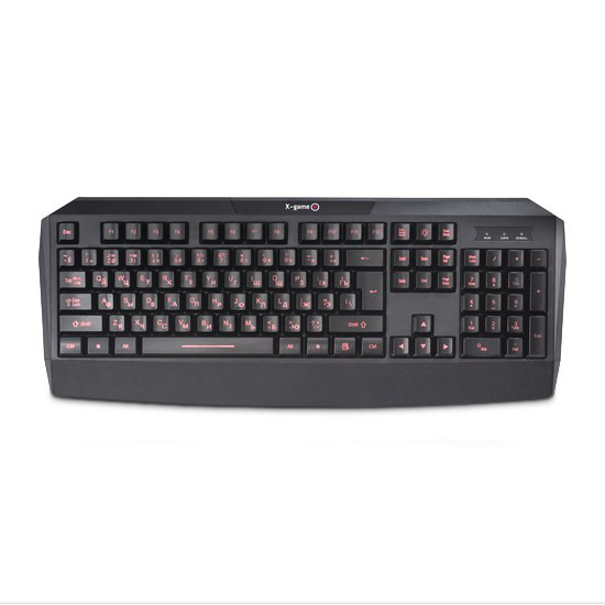 Клавиатура, X-Game, XK-600UB, Проводная, USB, Анг/Рус/Каз, С подсветкой клавиш, Чёрный - фото 1 - id-p51714690
