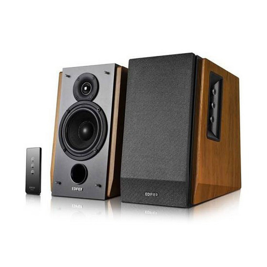 Колонки, Edifier, R1600TIII, RMS 16 W*2+19W*2, RCA-RCA, 3.5 miniJack, Коричневый