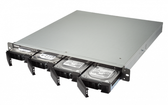 QNAP TS-453BU-RP-4G Сетевой RAID-накопитель, 4 отсека для HDD - фото 1 - id-p51751056