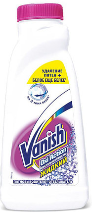 Пятновыводитель и отбеливатель Vanish Oxi Action "Кристальная белизна",450 мл, фото 2