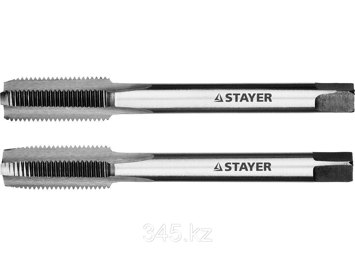 Комплект метчиков STAYER "MASTER", сталь 9ХС, М10х1,0, 2 шт - фото 2 - id-p51759709