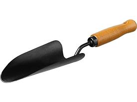 Совок посадочный "PROLine" с деревянной ручкой, GRINDA 421512, 180х90х375мм