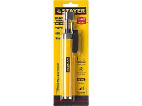 Газовая горелка-карандаш "MaxTerm", STAYER "MASTER" 55560, с пьезоподжигом, регулировка пламени, 1100С, фото 2