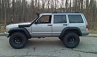 Jeep Cherokee XJ шноркель - RIDEPRO 4X4