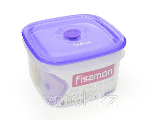6774 FISSMAN Квадратный контейнер для хранения продуктов 16x16x9,5 см / 1,5 л (пластик) - фото 1 - id-p51780189