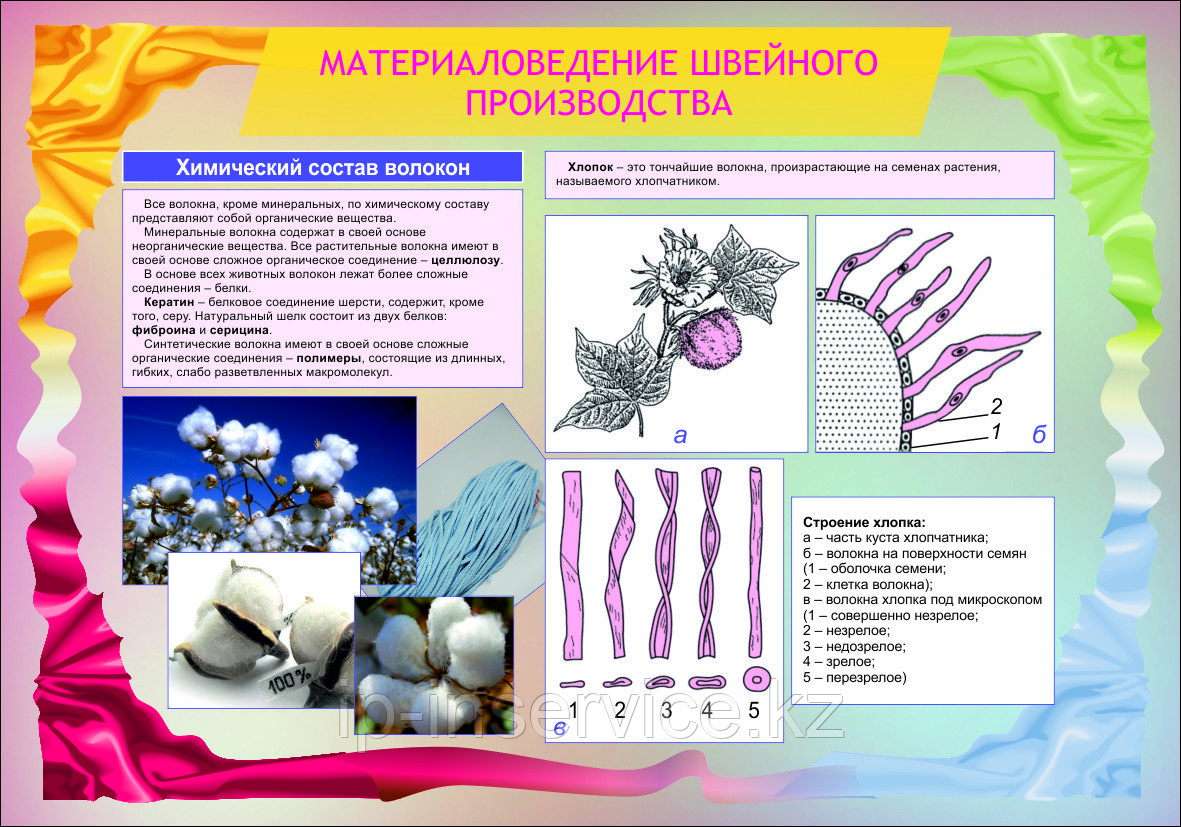 Плакаты материаловедение швейного производства - фото 5 - id-p51782393